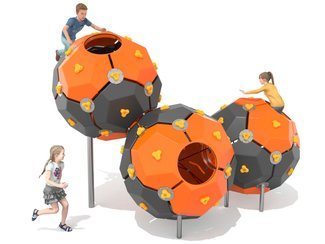 Sferă de cățărare triplă pentru loc de joacă deschisă - BGL-9509 imagine principala