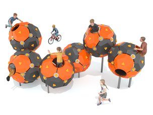 Set de șase sfere de cățărare pentru loc de joacă deschis - BGL-9512