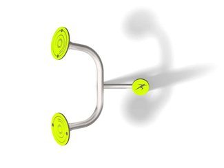 Roți tai chi fitness pentru exterior - BGL-7811 inox imagine principala